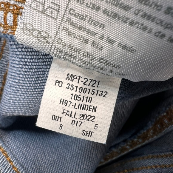 Carhartt Rugged Flex Double Front Jeans Women 8 Short Blue Workwear NEW BD5110-W - Picture 6 of 12